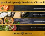 Tatar z łososia, deska serów, mini quiche i carpaccio – oto propozycje, z czym się pije whisky Chivas Regal.